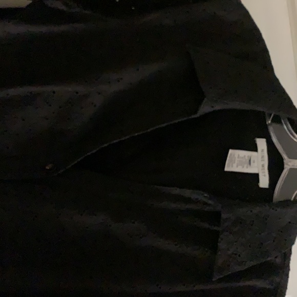 Gorgeous black lined cotton top from Nine West - Picture 2 of 3